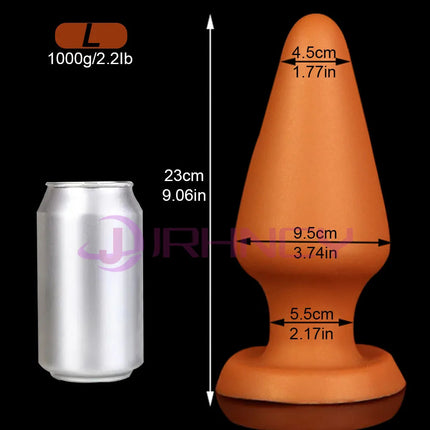 Huge Anal Dildos 18+ Sex Toys For Women Men Masturbation Soft Silicone Big Anal Plug Cone Butt Plug Anal Beads Prostate Massage