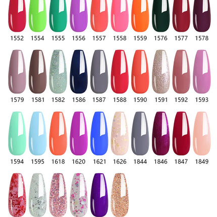 Clou Beaute 15ml Nail Gel Polish Vernis Semi Permanent UV LED Lamp Lakiery Hybrydowe Hema Free Red Nail Art Gel Lacquer Gel