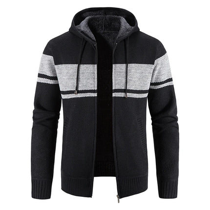 LEGIBLE 2025 Men's Sweaters Autumn Winter Wool Zipper Cardigan Sweaters Man Casual Knitwear Sweatercoat Male