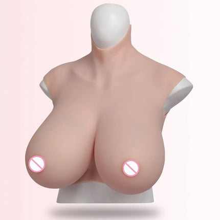 Dokier K Cup Fake Boobs Realistic Silicone Breast Forms For Crossdressing Drag Queen Shemale Crossdresser Transgender Big Boobs - VIBRATEUR