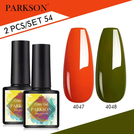 Parkson 2/3pcs Matte Top Coat Gel Nail Polish Kit Base Top Coat Set UV LED Nail Art Manicure Polish Primer Soak Off Nail Gel Set