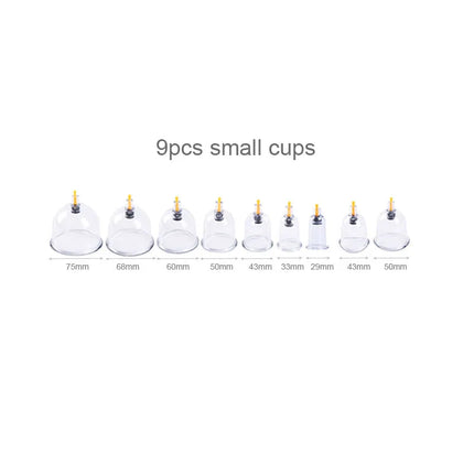 Big Size Vacuum Cupping Breast & Buttocks Enlargement Massager Suction Pump Machine Butt Lifting Device Back Massage Cans
