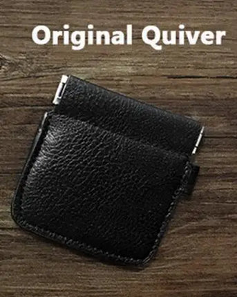 VDR Quiver Plus By Kelvin Chow (Gimmicks and Online Instructions) Close-up Magic Tricks professional Amazing Genuine Leather