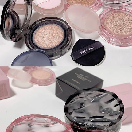 Gegebear Matte Cover Cushion, Oil Control Long-Lasting Makeup, Lightweight Concealer, Nude BB Cream Foundation, Student Lady Fre
