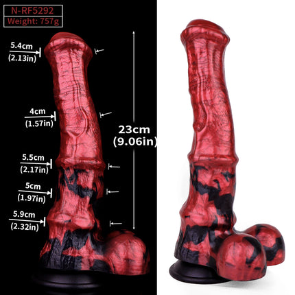 NNSX Long Horse Dildo Anal Plug Fantasy Penis Animal Cock Vagina Stimulate G-spot Masturbator Anal Sex Toys For Men Women