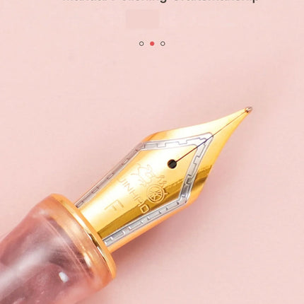 JINHAO 100 Centennial Resin Fountain Pen Arrow Shaped Pen Clip Golden Clip Business Office School Supplies Stationery PK 9019