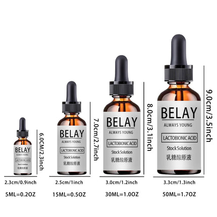 Lactobionic Acid Shrink Pores Serum Korean Cosmetics Fade Fine Lines Anti-Aging Face Care Whiten Moisturizing Skin Care Products