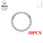10PCS Silver Color / China Mainland / 16G 1.2x6mm