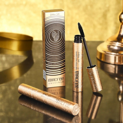 Macfee Golden 4D Curling Mascara – Lengthening, Waterproof, Sweatproof, Long-Lasting, Smudge-Proof, Unisex, Gentle