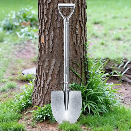 Manganese Steel Digging Pointed Shovel Household Vegetable Cropping Shovel Thickened Long Handle Shovel Garden Planting Tools