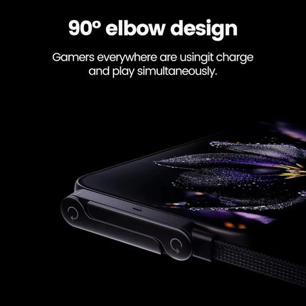 2 in 1 Cable PD240W Type C To Type C Fast Charging Foldable Bracket Cable Built-in Desktop Holder Wire For iPhone Samsung Xiaomi