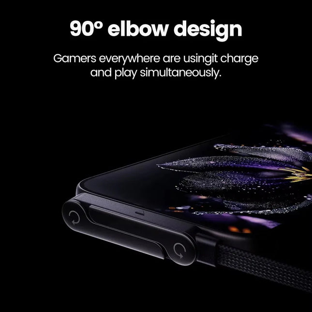 2-in-1 Cable PD240W Type-C to Type-C Fast Charging Foldable Bracket Cable Built-in Desktop Holder Wire for iPhone Samsung Xiaomi