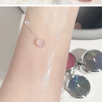 DI&XI small silver jar lip balm moisturizing lip care Dudu jelly lip oil moisturizing before makeup
