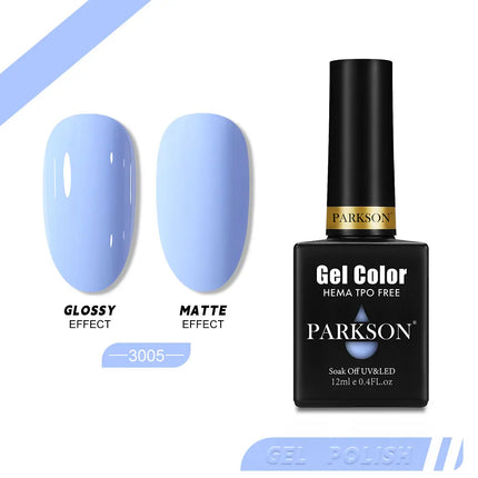 Parkson 12ml Nail Gel Polish TPO HEMA Free Glitter Semi Permanent Soak Off UV LED Long Wear Ultra Diamond Top Coat Varnish