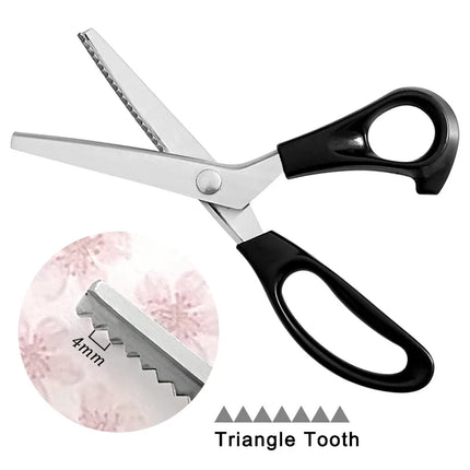 Tailor scissors Pinking Shears Zig Zag Sewing Cut Serrated Lace Scissors Sewing Accessories Fabric Scissors DIY Craf Sewing Tool
