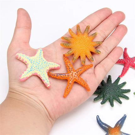 Diving Pool Toys Colorful Starfish Underwater Pool Toys Soft Rubber Dive Throw for Kids Summer Swimming Pool Party Favors