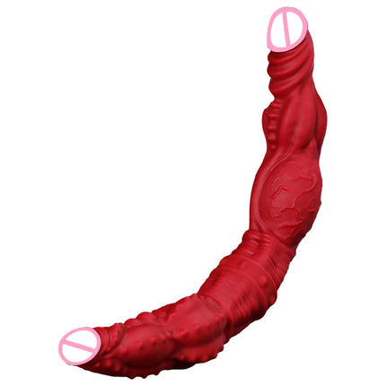 Huge Thick Anal Plug Dildo Double-headed Dick Lesbian Adult Sex Toys Realistic Penis Vagina Clitoris Massage Sexy Veins Design