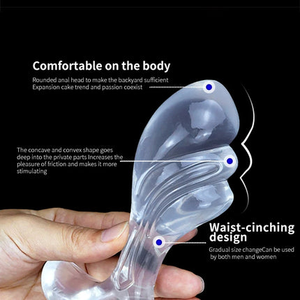 SoftButt Plug with Base Stimulator Masturbator Anal Plug Dildo Prostate Massage G-spot Anal Trainer Sex Toy for Couples