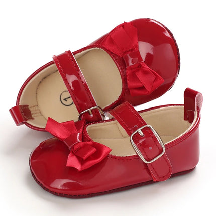 Spring and Autumn Style 0-1 Year Old Baby Walking Shoes Soft Rubber Soled Baby Shoes Breathable and Non Slip Princess Shoes