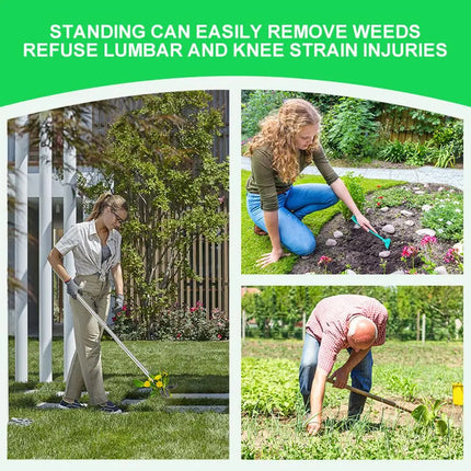 Weeding Head Replacement Claw Root Remover Foot Pedal Weed Puller Stand Up Gardening Digging Weeders Hand Garden Weed Puller