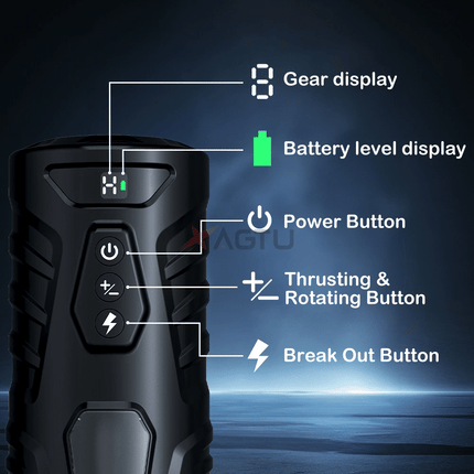 Automatic Masturbator for Men Telescopic Rotation Masturbation Cup with Handle Phone Stand Adult Goods Sex Toy for Men 18+