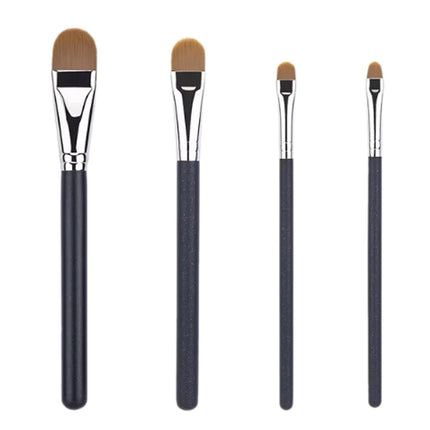 Ultra-thin Foundation Concealer Brushes 4-type Sizes Professional Liquid Foundation Cream Soft Hair Makeup Brush Make Up Tools