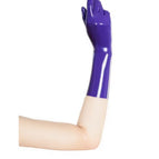purple gloves / M