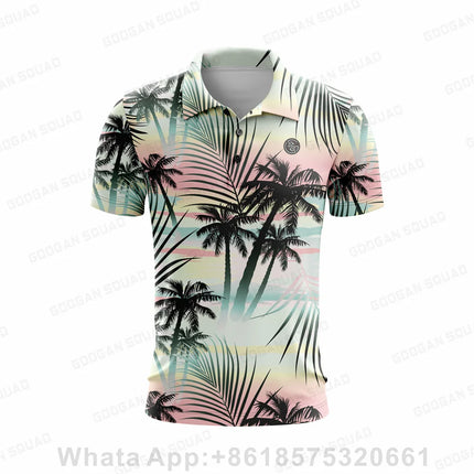 Summer Kids Golf Polo Shirts Outdoor Sports Polo Shirt Short Sleeve Quick Dry Team T-shirt Boys Breathable Golf T-shirt Clothing
