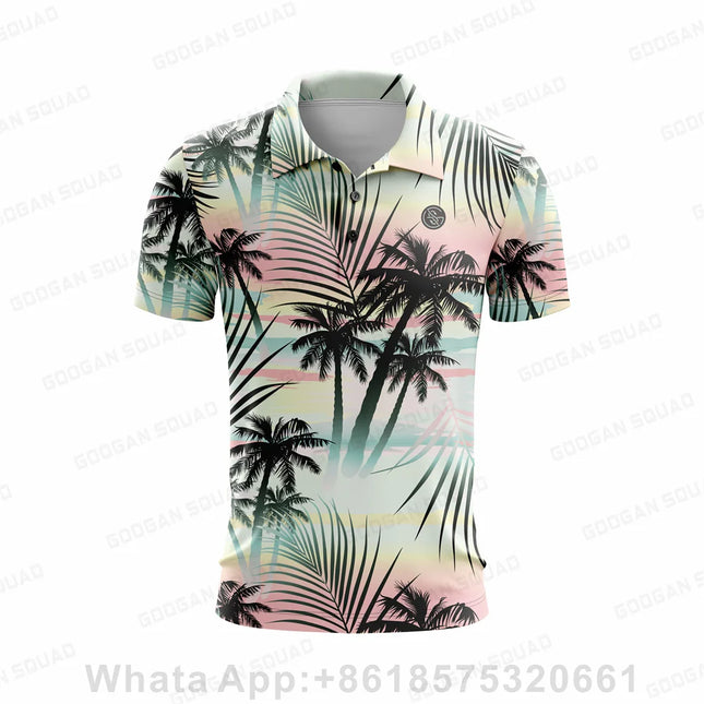 Summer Kids Golf Polo Shirts Outdoor Sports Polo Shirt Short Sleeve Quick Dry Team T-shirt Boys Breathable Golf T-shirt Clothing