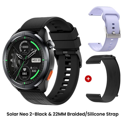 HAYLOU Solar Neo 2 Voice Calling Smartwatch 1.43'' HD AMOLED Display 24h Health Monitoring 150+ Sports Modes 1ATM Smart Watch