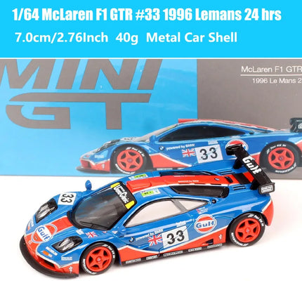 MiniGT 1/64 Scale  Nissan Skyline GTR Racing Z Honda Civic Cadillac V 911 GT3 McLaren Datsun 510 Pickup Truck  Car Model Toy