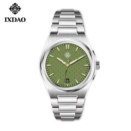 IX&DAO 2025 New 37mm Warrior Men's Automatic Mechanical Watch Miyota 9015 Movement Sapphire Stainless Steel Waterproof 10Bar BGW
