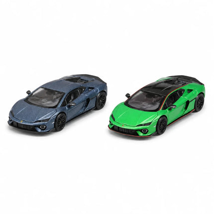 Trends Hobby 1/64 Lamborghini Temerario Super Sport Racing Vehicle Miniature Model Toy Car Free Wheels Diecast Collection Gift