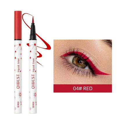 1Pc Quickily Drying Colorful Eyeliners Pencil Eyes Cosmetics Matte Liquid Eyeliners Waterproof Lasting White Sweatproof  Make Up