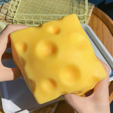 Giant Cheese Squeeze Toy blind box Extra Large Size Cheese Squishy Fidget Toys Slow Rebound Shapeable Venting Ball toys Gifts