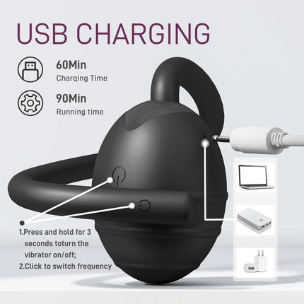 Vagina Balls Vibrator 20 Speeds Jumping Egg Prostate Massage Ass Dilator Sex Toys Anal Toys，Soft Silicone，Sex Toys for Women