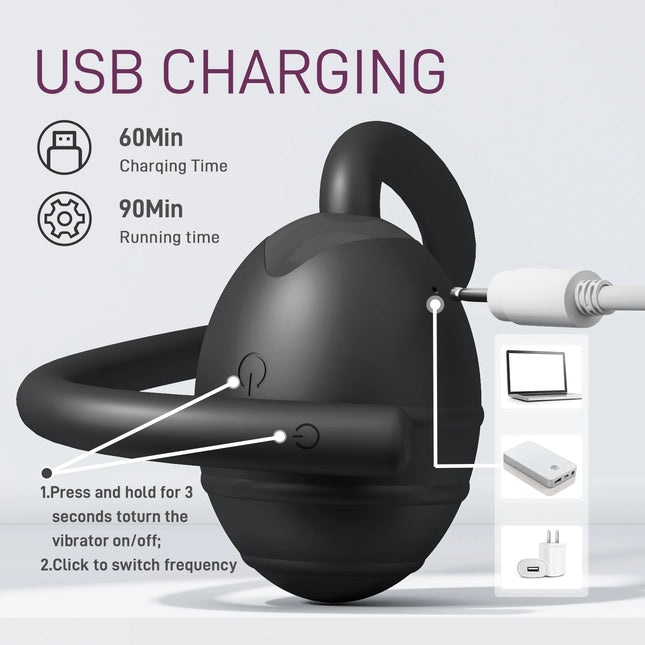 Vagina Balls Vibrator, 20 Speeds Jumping Egg, Prostate Massager, Anal Dilator, Sex Toys, Anal Toys, Soft Silicone, Sex Toys for Women