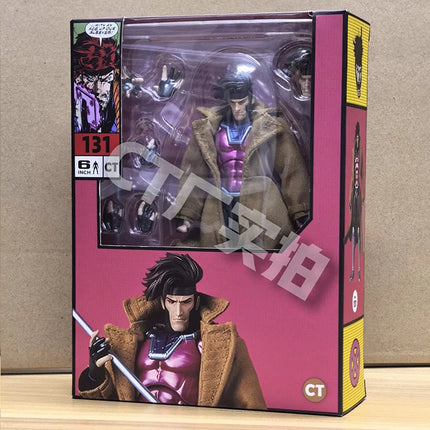 Hot New Ct Toys 1/12 Gambit Figure Mafex 131 X-Men SHF comic version Gambit Anime Action Figure Model Customized Gifts Kids Toys