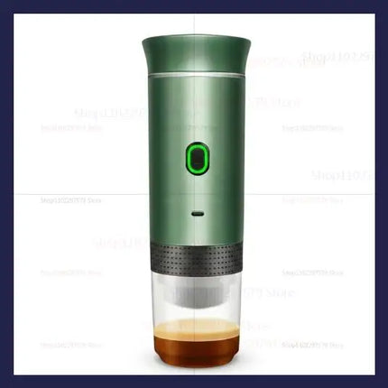 Electric Portable Espresso Coffee Maker for Car Home Camping 3-in-1 Capsule Powder Travel Coffee Machine with USB Rechargeable