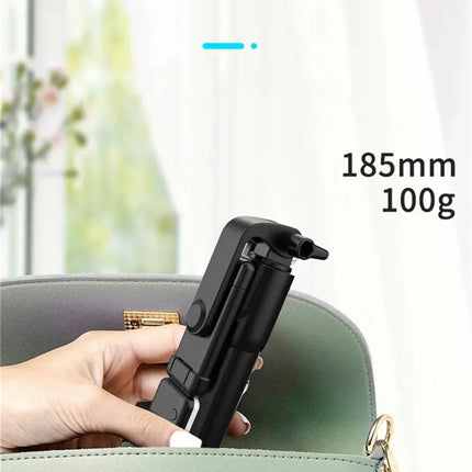 Cell Phone Selfie Stick Tripod Bluetooth Remote Wireless Selfi Stick Phone HolderStand with Beauty Fill Light for Phone