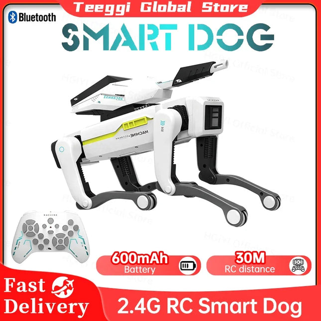 Intelligent AI RC Robot Dog Voice Dialogue APP Remote Control Programming Singing Dancing Machine Dog Kids Toys