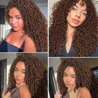 Brown Color / Remy Hair / China Mainland|16inches|2pack 120g