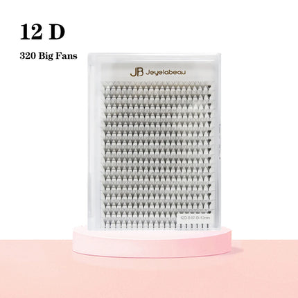 JB Jeyelabeau 6D 10D 20D 30D Premade Volume Lashes Soft Big Fans Individual Faux Mink Russian Eyelashes Extensions Makeup Tools