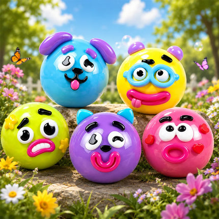 Hot NEW Smushers Squishy, Curiosities Dog Face Swap Squishy Toy, Soft Moldable Cute Slow Rise Squeeze Toy, Relaxing Sensory