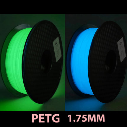 250g 500g 1Kg PETG Transparent Night Glow Blue 3D Printer Filament Consumables Material Printer 3D Printing Materials 1.75mm