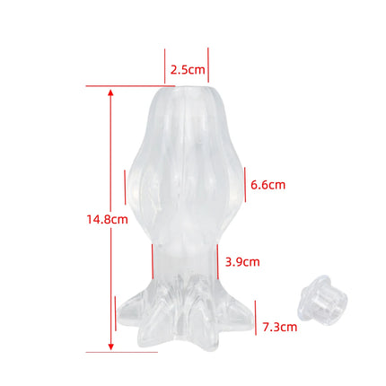 4 Sizes Butt Anal Plug Hollow Anus Open Tunnel Vaginal Dilator Training Ass Enema Dilatador Masturbator Sex Toys For Men Gay