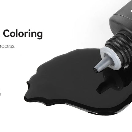 SAVILAND 20ml Black Airbrush Gel Polish No Dilution Needed Low Odor No Clogging for Ombre Stencil French Nail Art Gradients