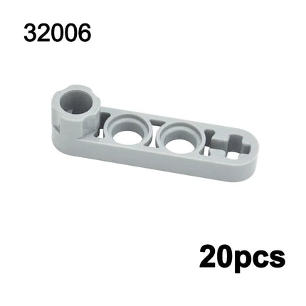 Building Blocks DIY Thin Arm With Shaft Hole Compatible Assembles Particles 99773 6632 32056 32017 Educational Toys For Leduo