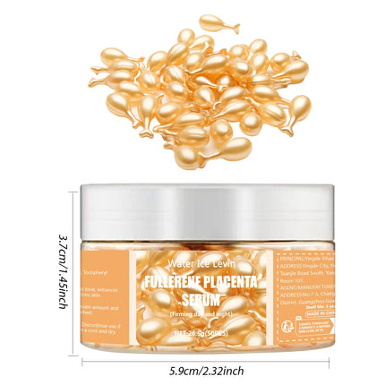 50 Fullerene Essence Capsules Collagen Capsules Facial Care Essence Anti-Wrinkle Anti-Acne Firming Whitening Hyaluronic Acid Essence Skin Care New Model