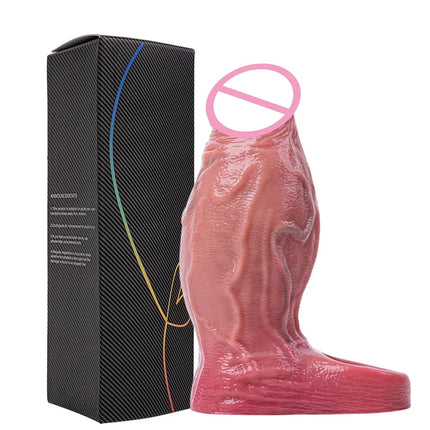 Silicone Large Dildo Reusable Penis Sleeve Open-ended Design with Dick Enlarger Silicone Male Masturbator Sex Toys for Men 18+